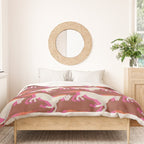 Horses in red Duvet Cover Gallery Image 3