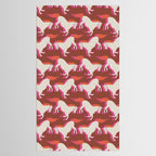 Horses in red Tablecloth Gallery Image 2