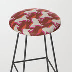 Horses in red Stool Gallery Image 2