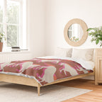 Horses in red Duvet Cover Gallery Image 2