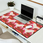 Horses in red Desk Mat Gallery Image 2