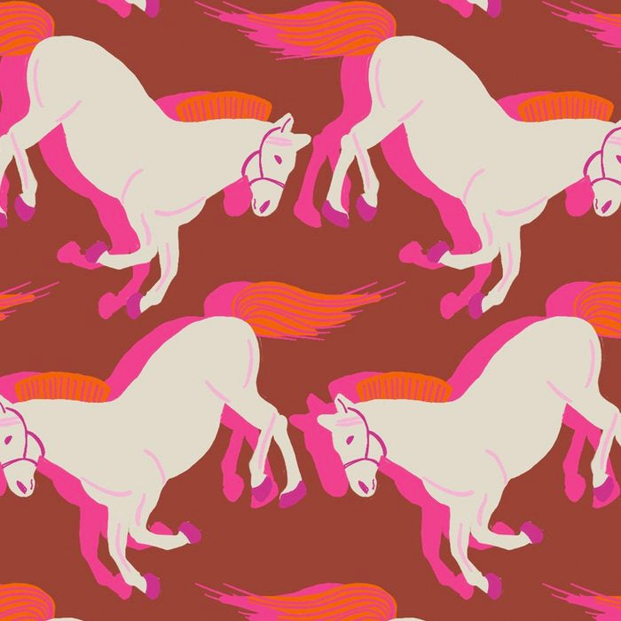 Horses in red Coffee Mug Gallery Image 2