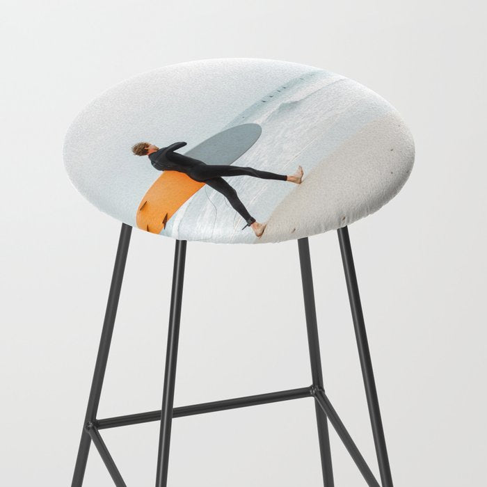 Beach - Surfer - Ocean - Minimal - Sea - Travel photography Stool Gallery Image 2