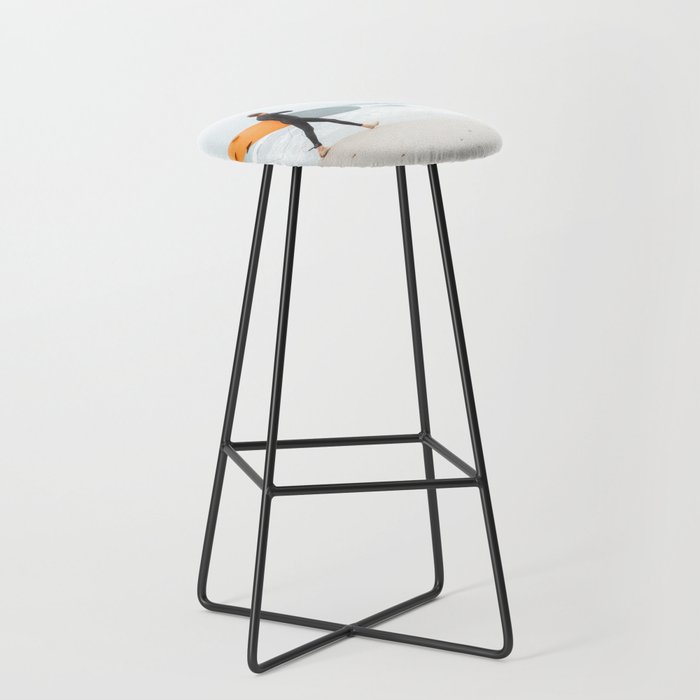 Beach - Surfer - Ocean - Minimal - Sea - Travel photography Stool Gallery Image 1