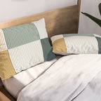 Color Block Line Pattern II Pillow Sham Gallery Image 2