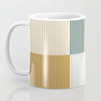 Color Block Line Pattern II Coffee Mug Gallery Image 3