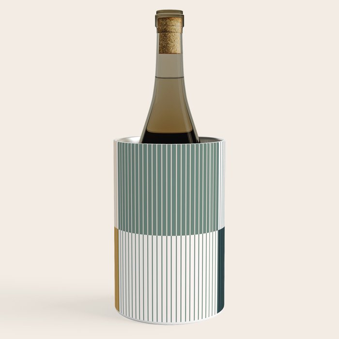 Color Block Line Pattern II Wine Chiller Gallery Image 1