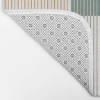 Color Block Line Pattern II Bath Mat Gallery Image 2