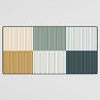 Color Block Line Pattern II Desk Mat Gallery Image 3