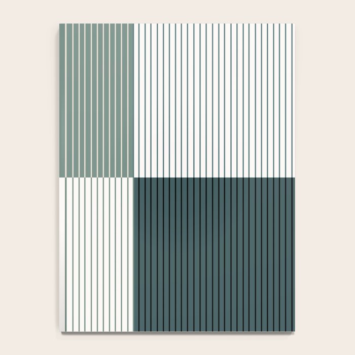 Color Block Line Pattern II Notebook Gallery Image 4