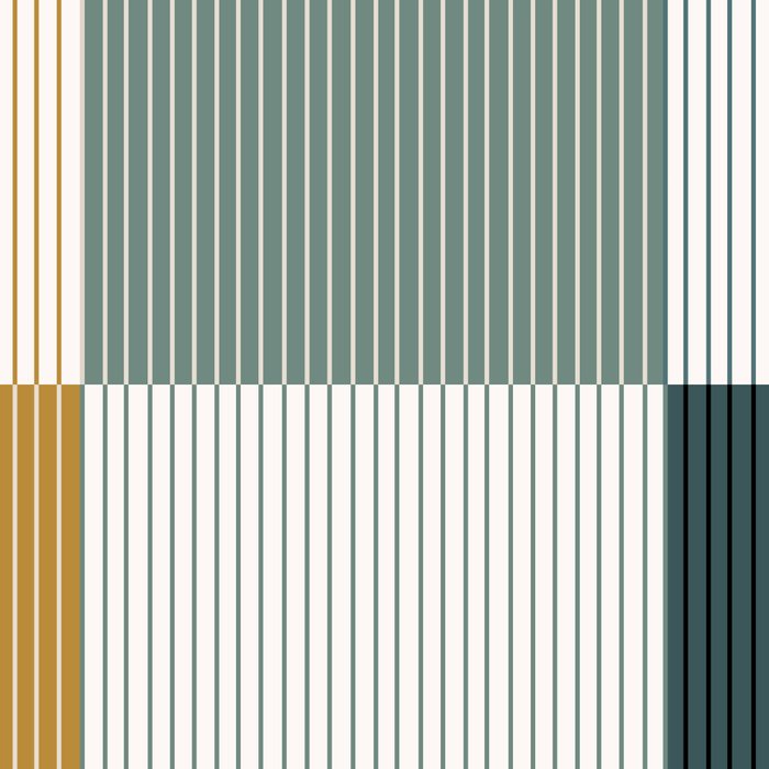 Color Block Line Pattern II Coffee Mug Gallery Image 2