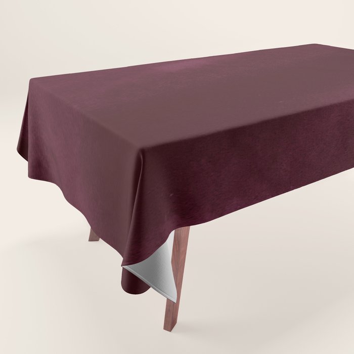 Abstract modern dark burgundy watercolor Tablecloth Gallery Image 1