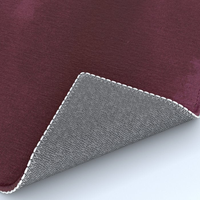 Abstract modern dark burgundy watercolor Rug Gallery Image 4