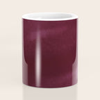 Abstract modern dark burgundy watercolor Coffee Mug Gallery Image 4