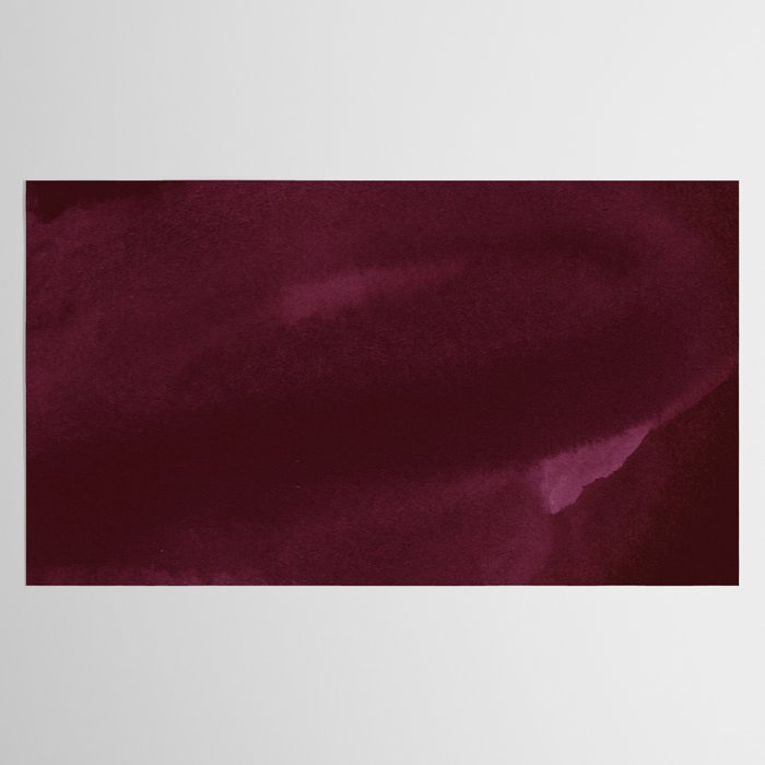 Abstract modern dark burgundy watercolor Tablecloth Gallery Image 2