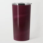 Abstract modern dark burgundy watercolor Travel Mug Gallery Image 1