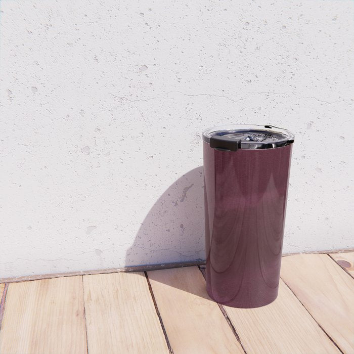 Abstract modern dark burgundy watercolor Travel Mug Gallery Image 4