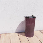Abstract modern dark burgundy watercolor Travel Mug Gallery Image 4