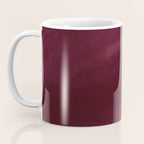 Abstract modern dark burgundy watercolor Coffee Mug Gallery Image 3