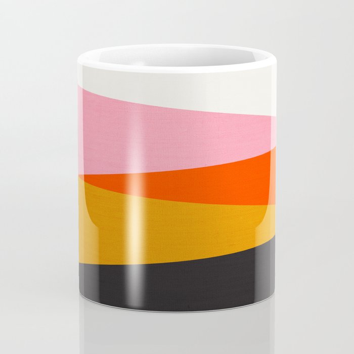 Landscape 01: Mid Century Abstraction Coffee Mug Gallery Image 4