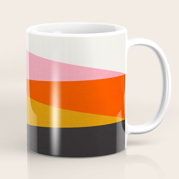 Landscape 01: Mid Century Abstraction Coffee Mug Gallery Image 1