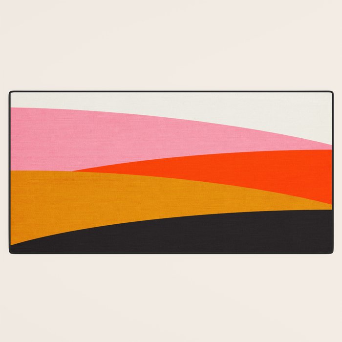Landscape 01: Mid Century Abstraction Desk Mat Gallery Image 3