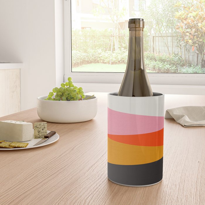 Landscape 01: Mid Century Abstraction Wine Chiller Gallery Image 4