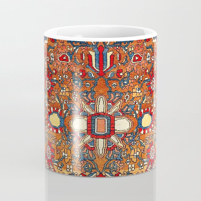 Sarough Farahan Arak West Persian Rug Print Coffee Mug Gallery Image 4