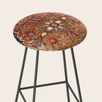 Sarough Farahan Arak West Persian Rug Print Stool Gallery Image 2