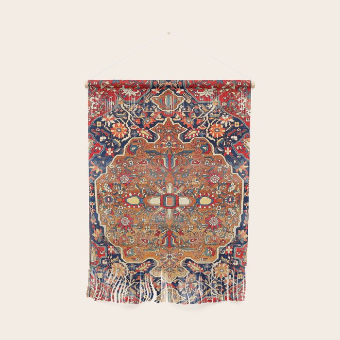 Sarough Farahan Arak West Persian Rug Print Wall Hanging Gallery Image 1