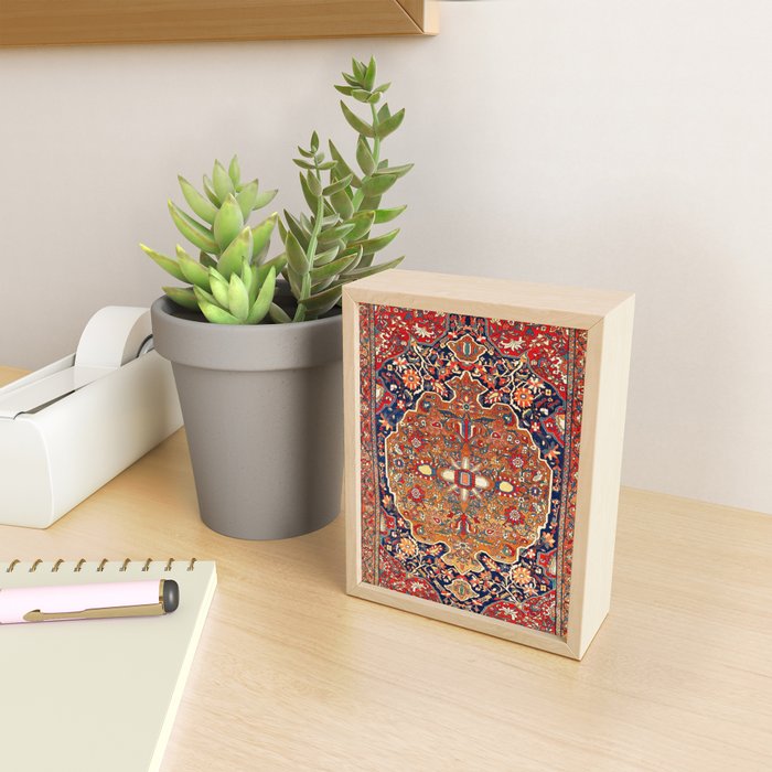 Sarough Farahan Arak West Persian Rug Print Mini Art Print Gallery Image 2
