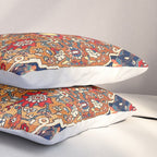 Sarough Farahan Arak West Persian Rug Print Pillow Sham Gallery Image 3