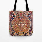 Sarough Farahan Arak West Persian Rug Print Tote Bag Gallery Image 1