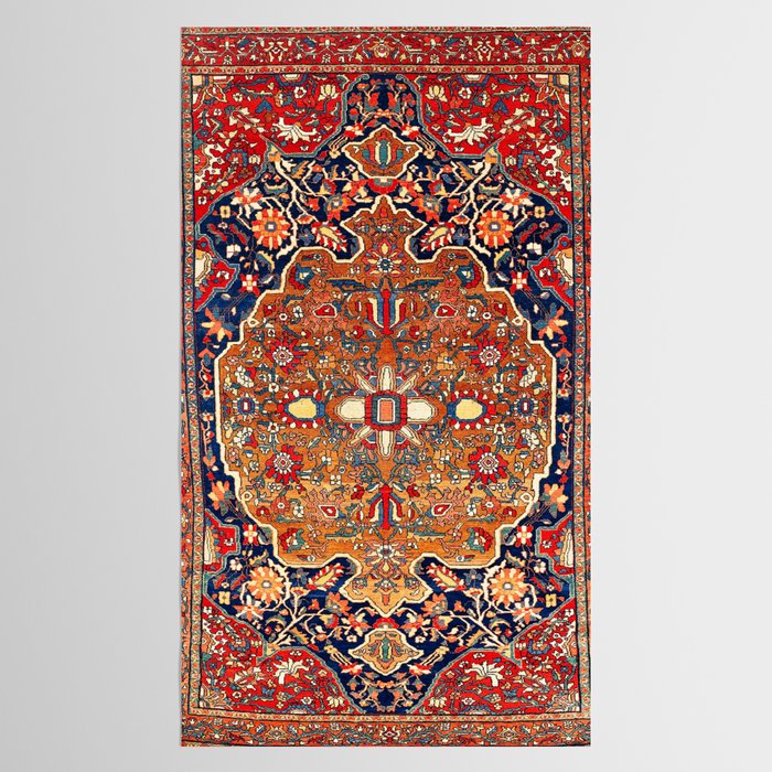 Sarough Farahan Arak West Persian Rug Print Tablecloth Gallery Image 2
