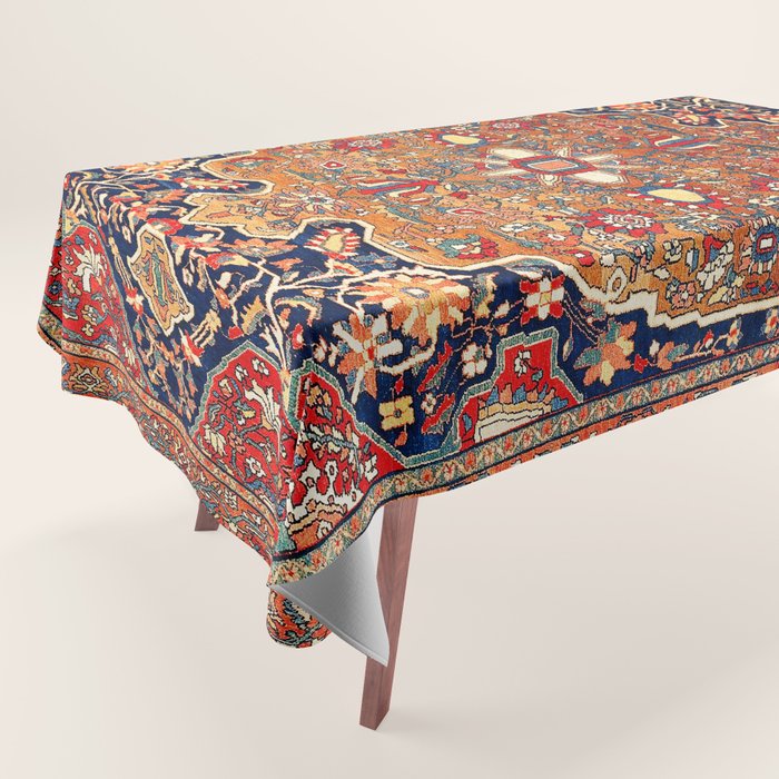 Sarough Farahan Arak West Persian Rug Print Tablecloth Gallery Image 1