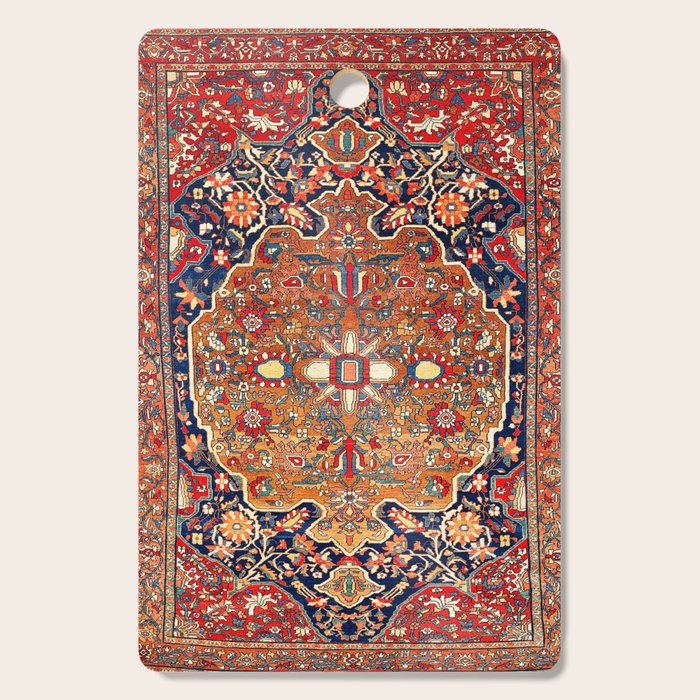 Sarough Farahan Arak West Persian Rug Print Cutting Board Gallery Image 1