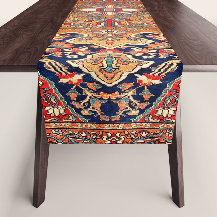 Sarough Farahan Arak West Persian Rug Print Table Runner Gallery Image 1