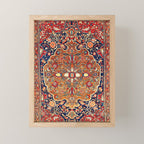 Sarough Farahan Arak West Persian Rug Print Mini Art Print Gallery Image 1