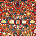 Sarough Farahan Arak West Persian Rug Print Coffee Mug Gallery Image 2