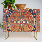 Sarough Farahan Arak West Persian Rug Print Credenza Gallery Image 1