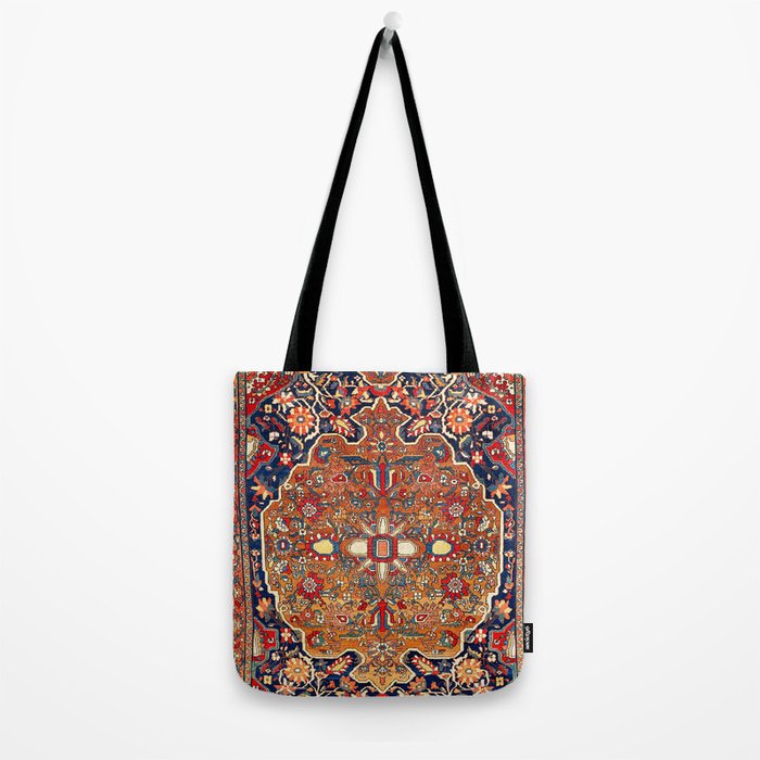 Sarough Farahan Arak West Persian Rug Print Tote Bag Gallery Image 2
