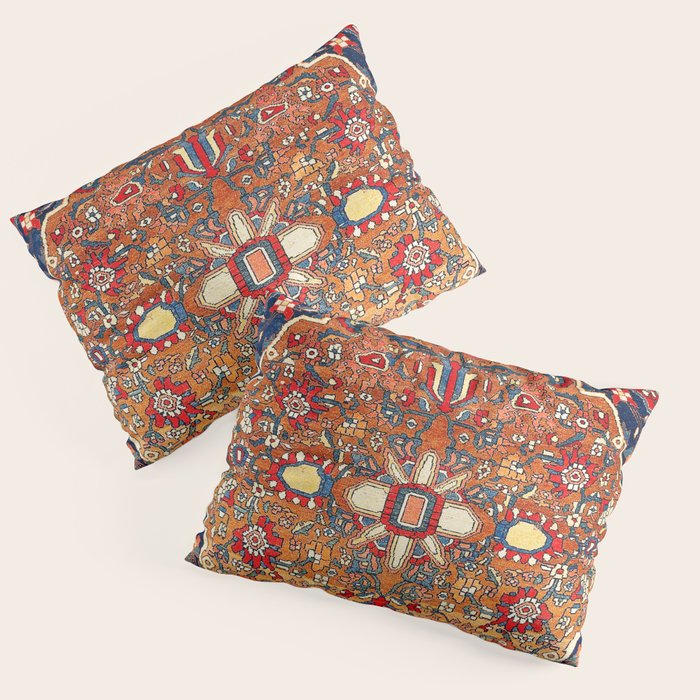 Sarough Farahan Arak West Persian Rug Print Pillow Sham Gallery Image 3