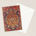 Sarough Farahan Arak West Persian Rug Print Stationery Card Gallery Image 2