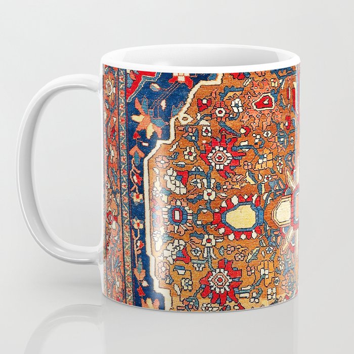 Sarough Farahan Arak West Persian Rug Print Coffee Mug Gallery Image 3