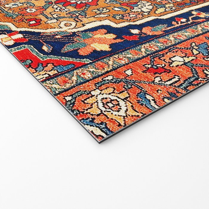 Sarough Farahan Arak West Persian Rug Print Welcome Mat Gallery Image 2