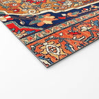 Sarough Farahan Arak West Persian Rug Print Welcome Mat Gallery Image 2