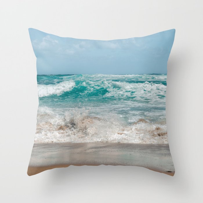 Pacific Splash Throw Pillow Gallery Image 1