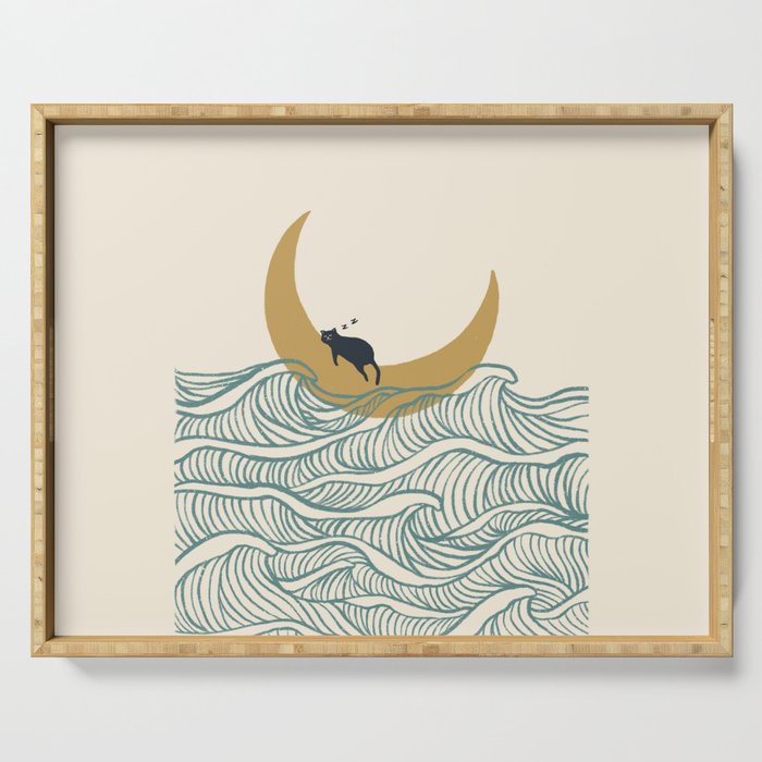 Good Night Meow 1 Serving Tray Gallery Image 1