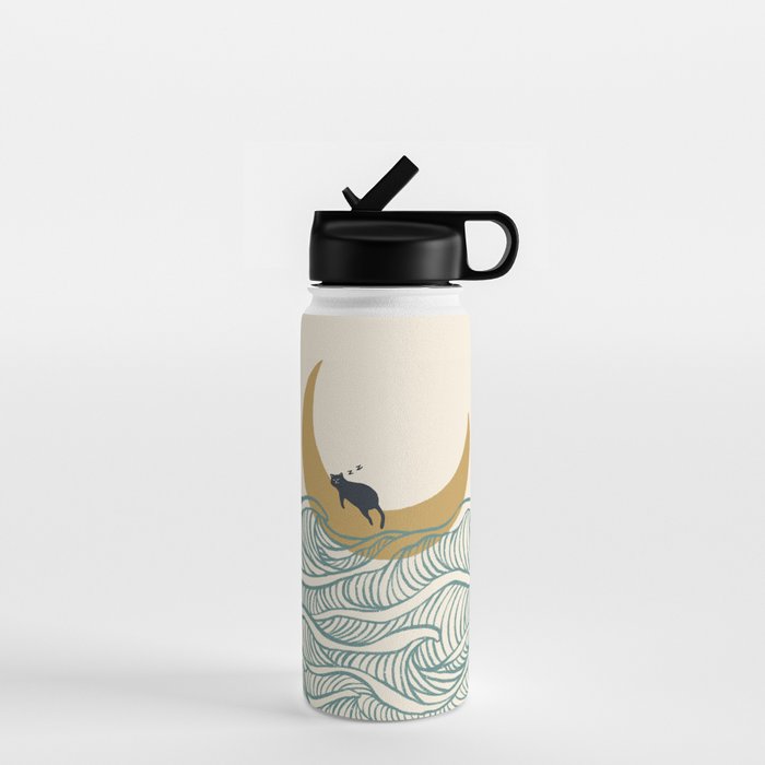 Good Night Meow 1 Water Bottle Gallery Image 1