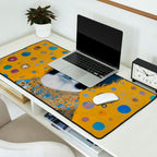 Gustav Klimt Style Dog in a Ceremonial Robe Desk Mat Gallery Image 2